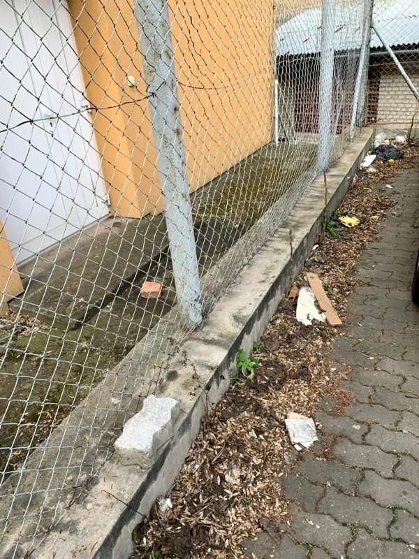 Chodník před úklidem